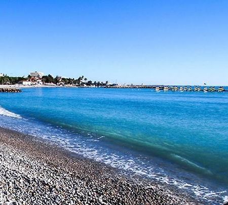 Superbe Appartement Au Bord De Plage Cros De Cagnes Eksteriør billede